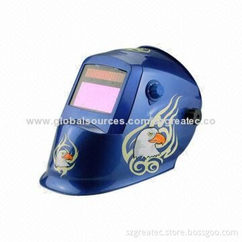 Welding Helmet with Solar-powered/Automatic-darkening, 2 SensorsNew